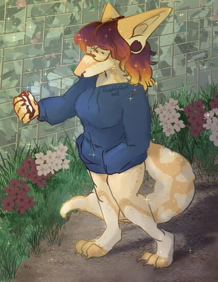Fursona (Fullbody + Background)
